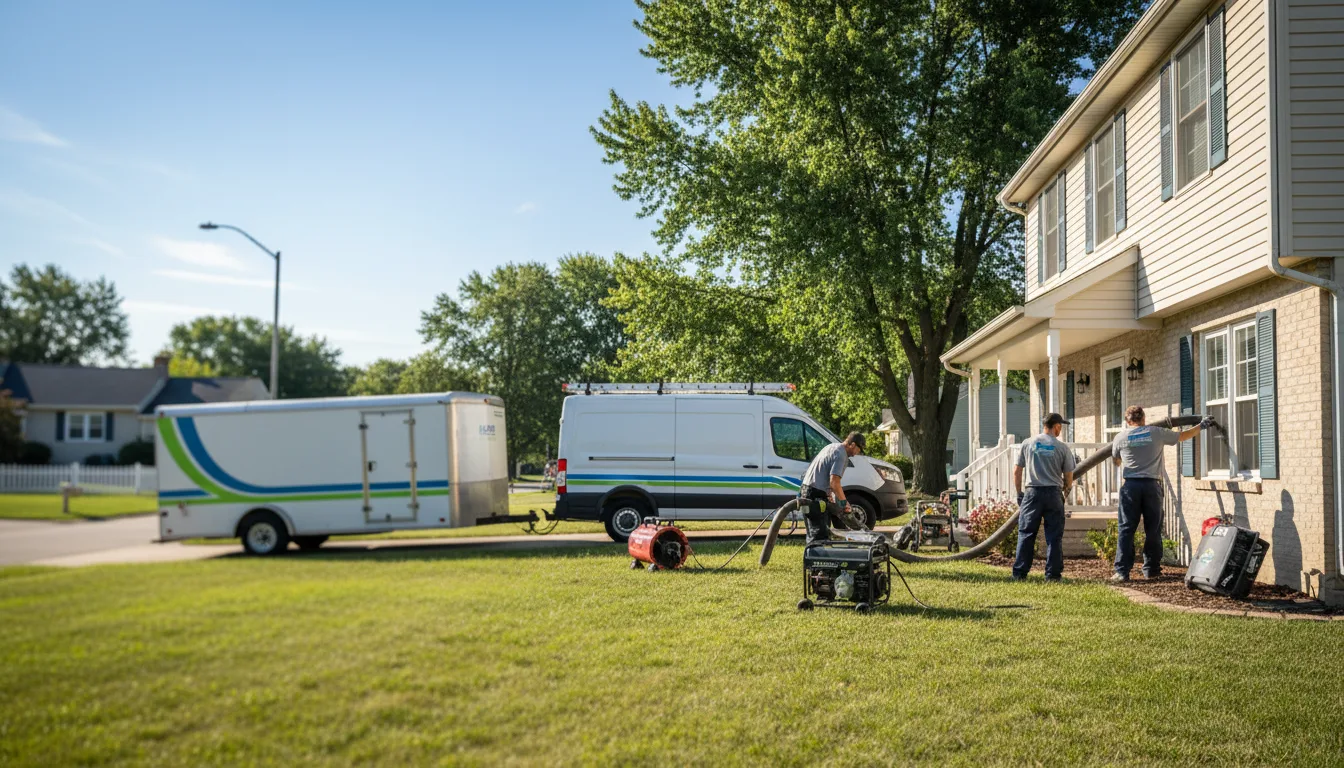 Flooded Basement Restoration And Cleanup With Repair in Maribel, WI near me